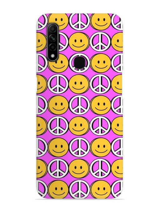 Smiley Face Peace Snap Case for Oppo A31