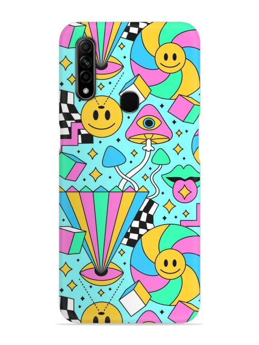 Trippy Rainbow 60S Snap Case for Oppo A31 Zapvi