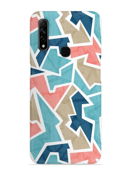 Vintage Geometric Triangle Snap Case for Oppo A31 Zapvi