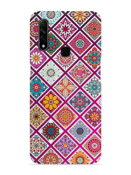 Seamless Tile Pattern Snap Case for Oppo A31 Zapvi