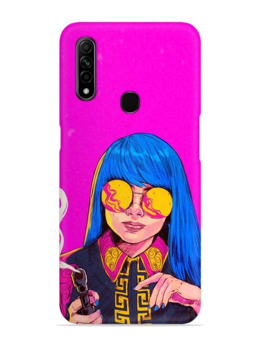 Aesthetic Anime Girl Snap Case for Oppo A31