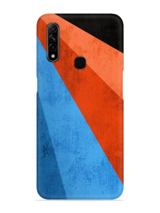 Modern Matte Abstract Snap Case for Oppo A31 Zapvi