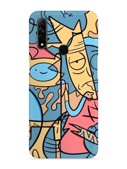 Silly Face Doodle Snap Case for Oppo A31