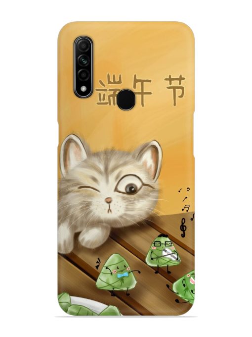 Cat Scorpion Dancing Snap Case for Oppo A31