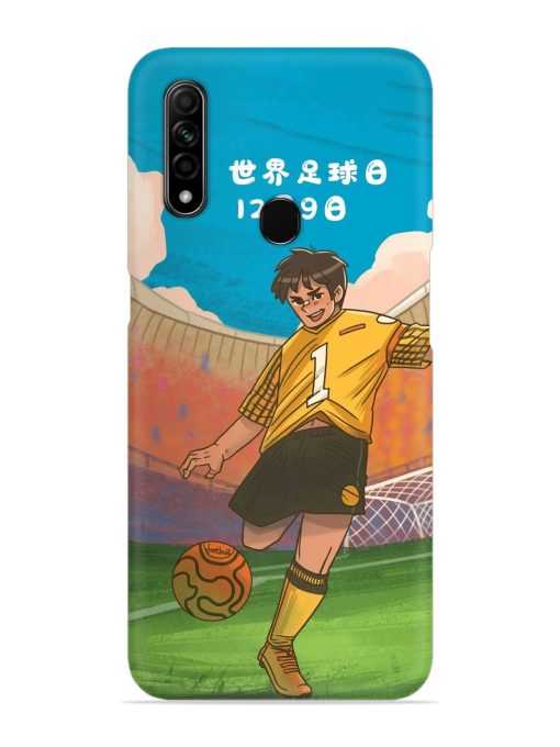 Soccer Kick Snap Case for Oppo A31 Zapvi