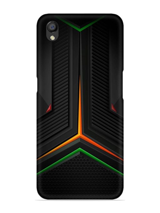 Orange Triangle Light Snap Case for Oppo A37 Zapvi