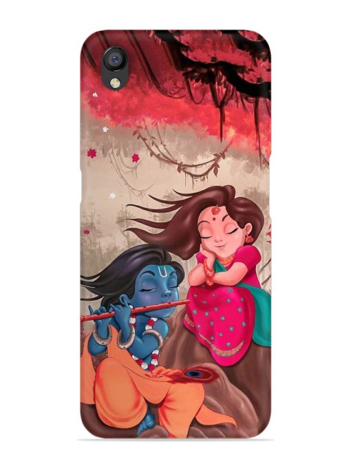 Radhe Krishna Water Art Snap Case for Oppo A37 Zapvi