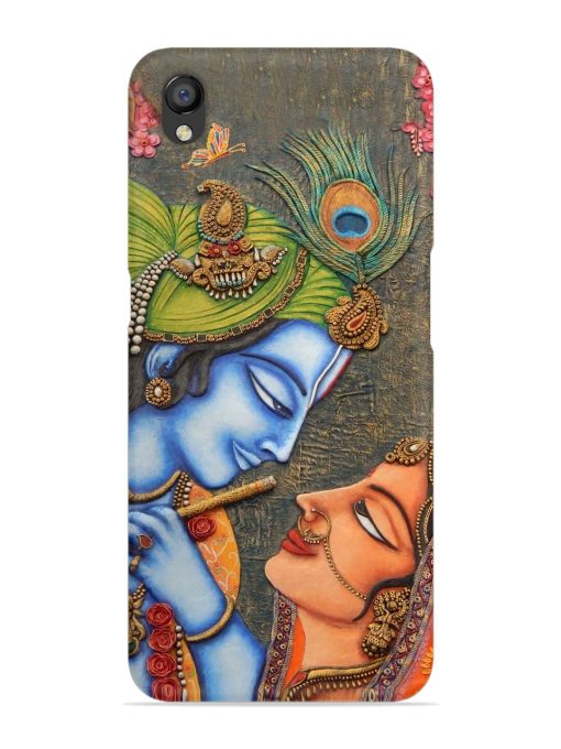 Lord Radha Krishna Flute Art Snap Case for Oppo A37 Zapvi