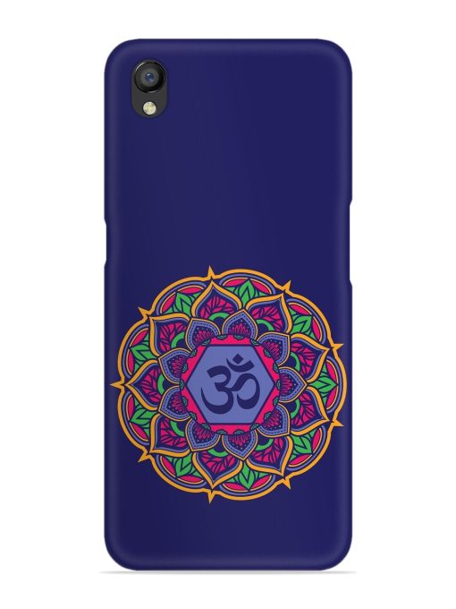 Om Mandala Art Blue Snap Case for Oppo A37 Zapvi