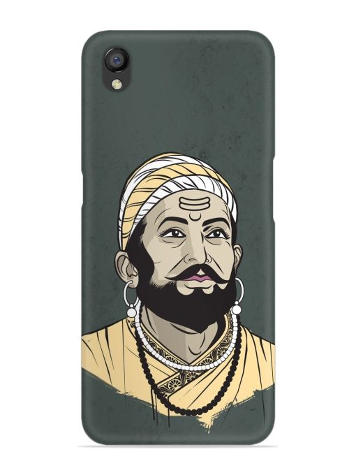 Shivaji Maharaj Vector Art Snap Case for Oppo A37 Zapvi