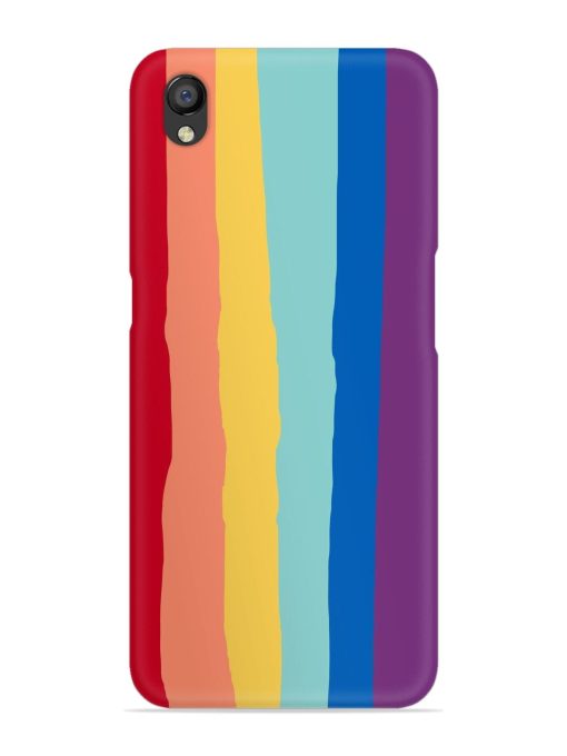 Rainbow Genuine Liquid Snap Case for Oppo A37 Zapvi