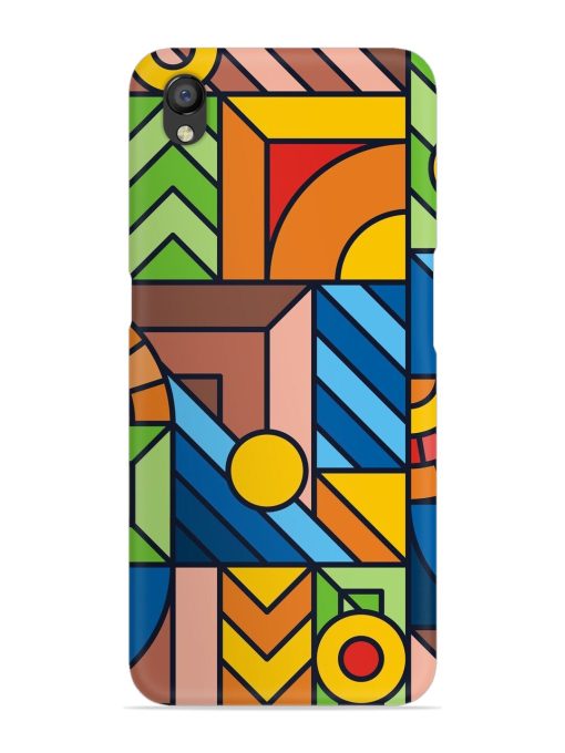 Colorful Geometric Snap Case for Oppo A37 Zapvi