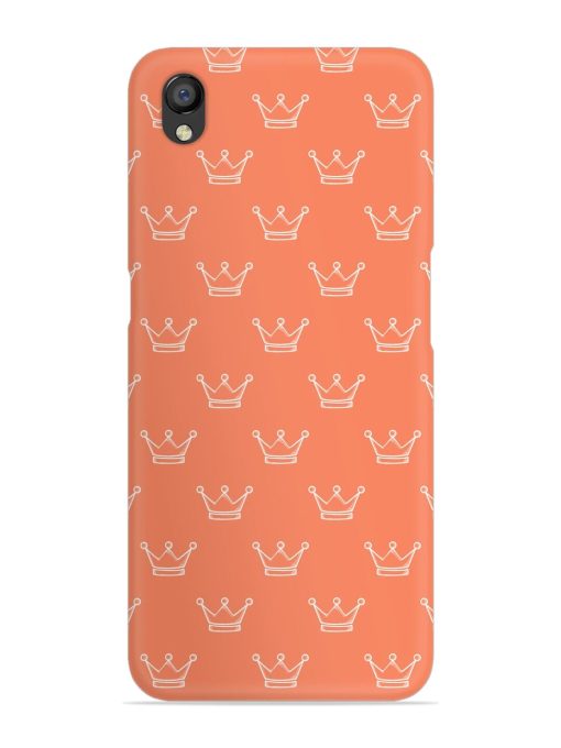 Hand Drawn Crown Snap Case for Oppo A37 Zapvi