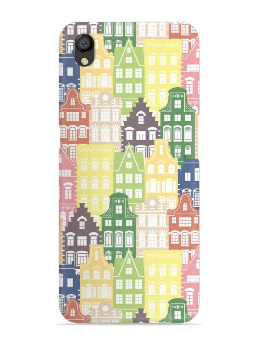 Seamless Shapes Pattern Snap Case for Oppo A37 Zapvi