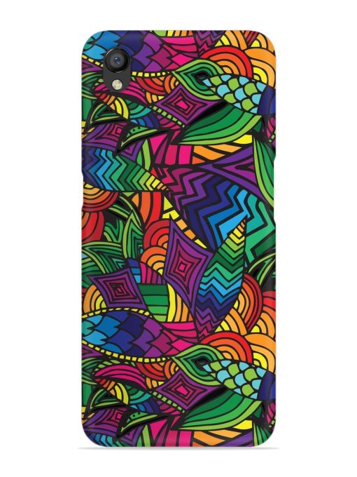 Abstract Multicolor Seamless Snap Case for Oppo A37 Zapvi