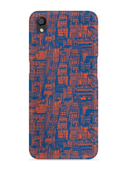 Hand Drawn Seamless Snap Case for Oppo A37 Zapvi