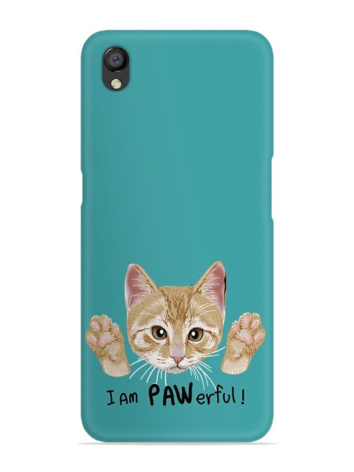 Typography Slogan Cat Snap Case for Oppo A37 Zapvi