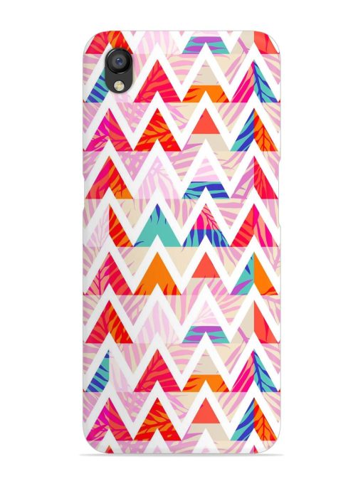 Abstract Triangle Background Snap Case for Oppo A37 Zapvi