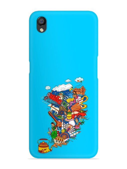 Vector Design Indian Snap Case for Oppo A37 Zapvi