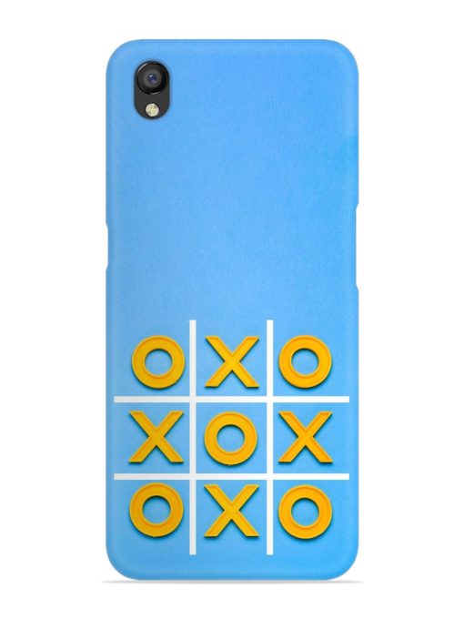 Yellow Plastic Crosses Snap Case for Oppo A37 Zapvi