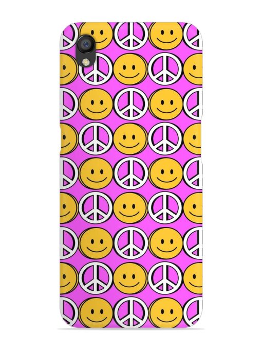 Smiley Face Peace Snap Case for Oppo A37