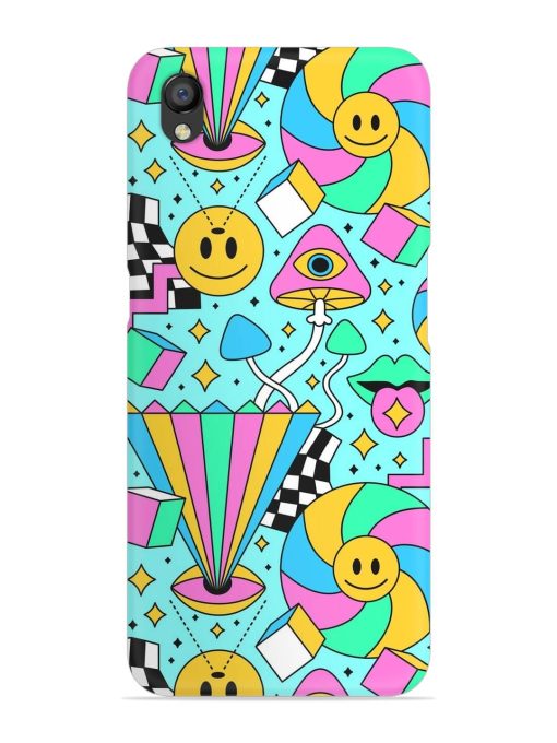 Trippy Rainbow 60S Snap Case for Oppo A37 Zapvi