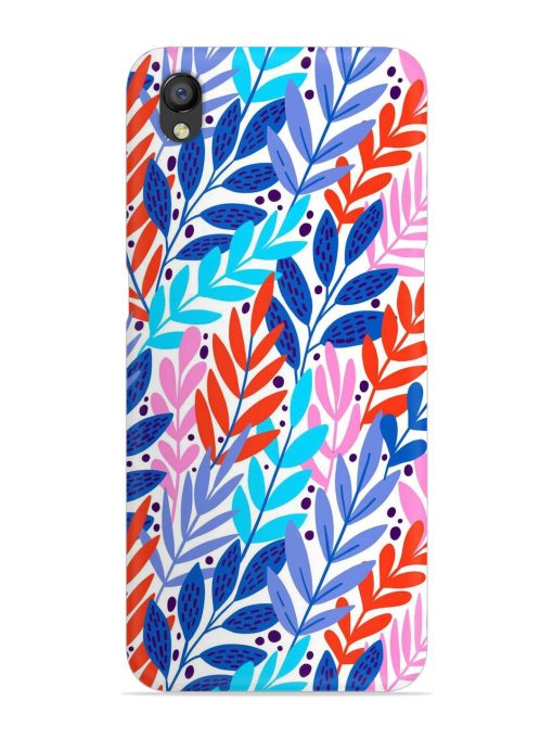 Bright Floral Tropical Snap Case for Oppo A37 Zapvi