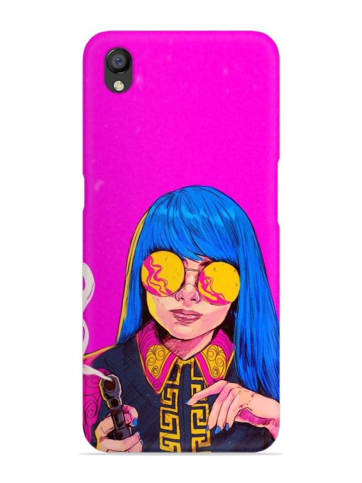 Aesthetic Anime Girl Snap Case for Oppo A37 Zapvi