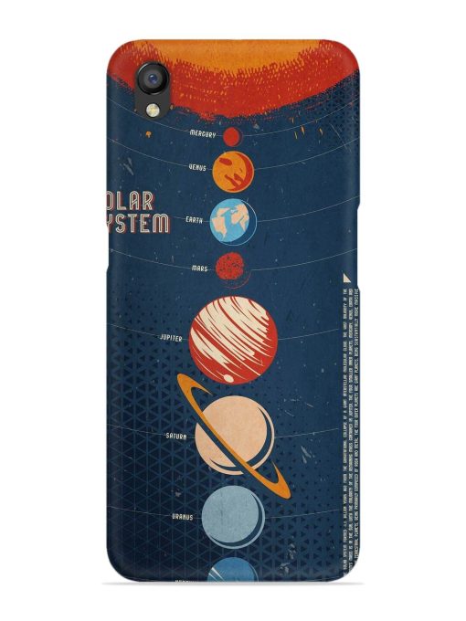 Solar System Vector Snap Case for Oppo A37 Zapvi