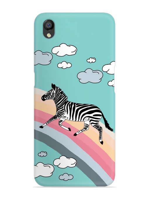 Running Zebra Snap Case for Oppo A37 Zapvi