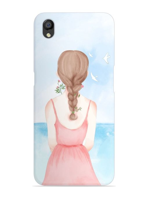 Watercolor Girl Vector Snap Case for Oppo A37