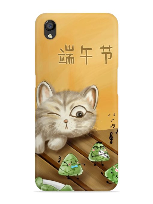 Cat Scorpion Dancing Snap Case for Oppo A37 Zapvi