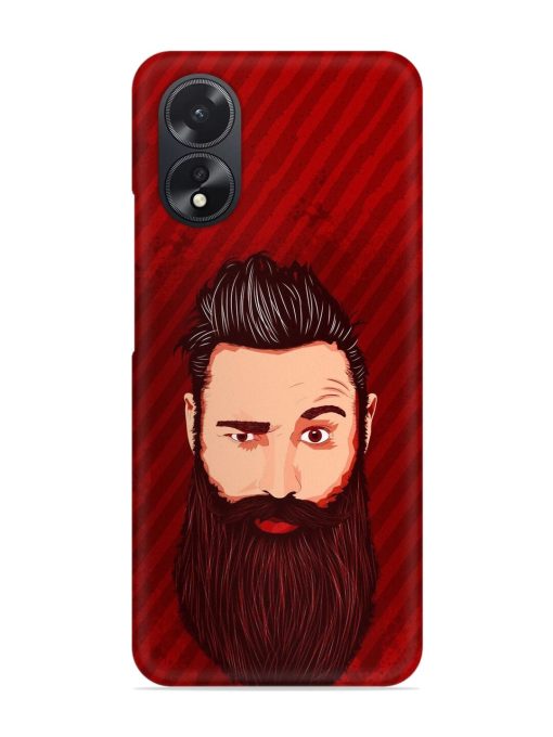 Beardo Man Snap Case for Oppo A38 Zapvi