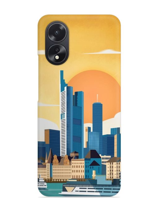 Germany Frankfurt Snap Case for Oppo A38 Zapvi