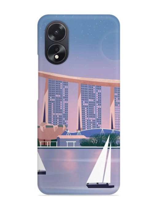 Singapore Scenery Architecture Snap Case for Oppo A38 Zapvi