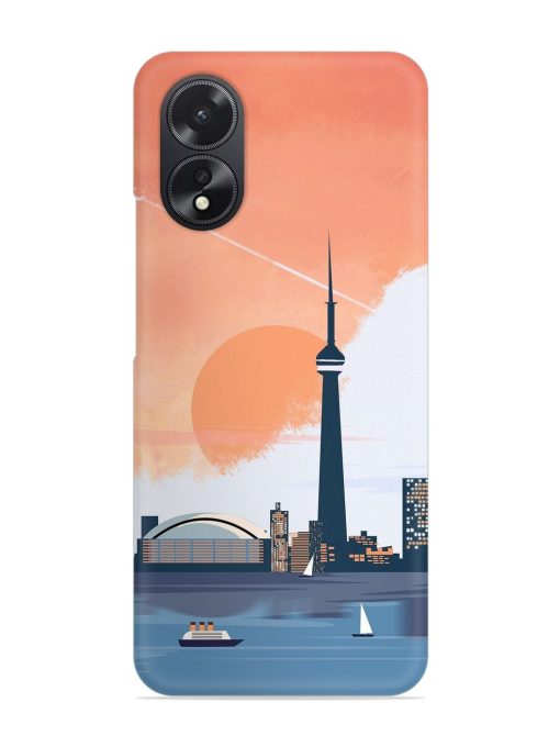 Toronto Canada Snap Case for Oppo A38 Zapvi