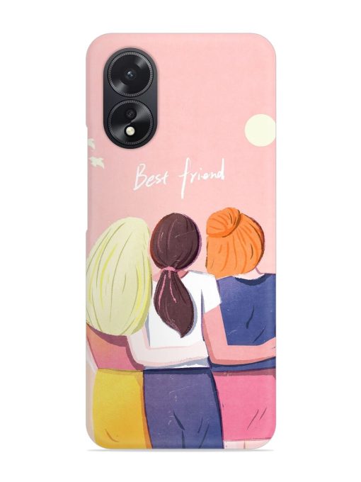 Friendship Day Snap Case for Oppo A38 Zapvi