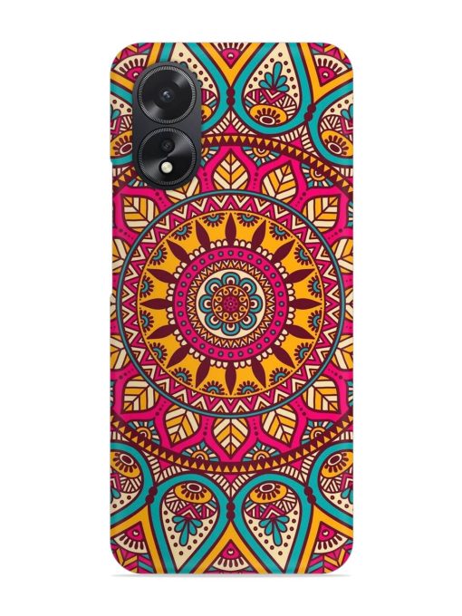 Mandala Joy Snap Case for Oppo A38 Zapvi