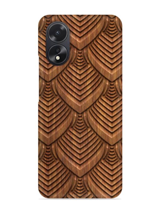 Carved Pattern On Snap Case for Oppo A38