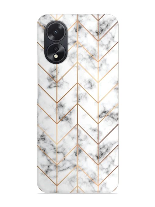 Vector Marble Texture Snap Case for Oppo A38 Zapvi