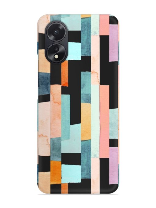 Geometric Seamless Pattern Snap Case for Oppo A38 Zapvi