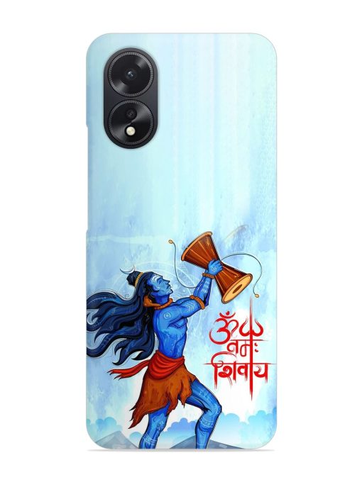 Illustration Lord Shiva Snap Case for Oppo A38 Zapvi