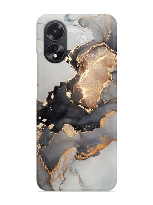 Luxury Abstract Fluid Snap Case for Oppo A38