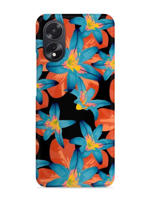 Philippine Flowers Seamless Snap Case for Oppo A38