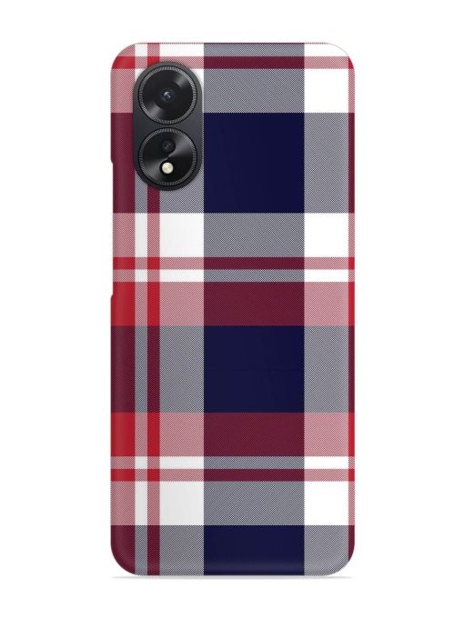 Classic Plaid Tartan Snap Case for Oppo A38