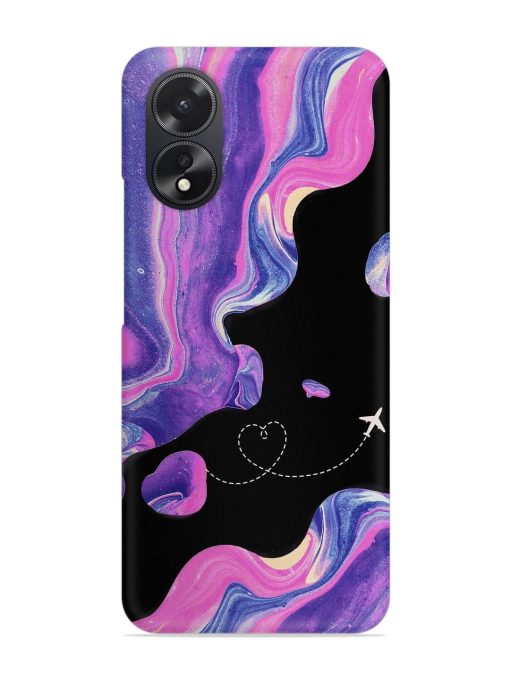 Glitter Art Snap Case for Oppo A38 Zapvi