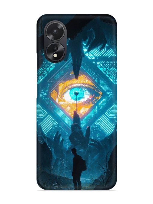 Arcane Eye Snap Case for Oppo A38 Zapvi