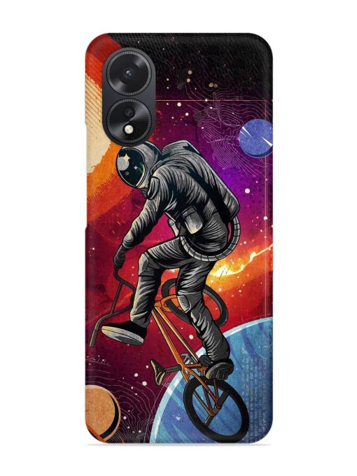 Super Eclipse Bmx Bike Snap Case for Oppo A38 Zapvi