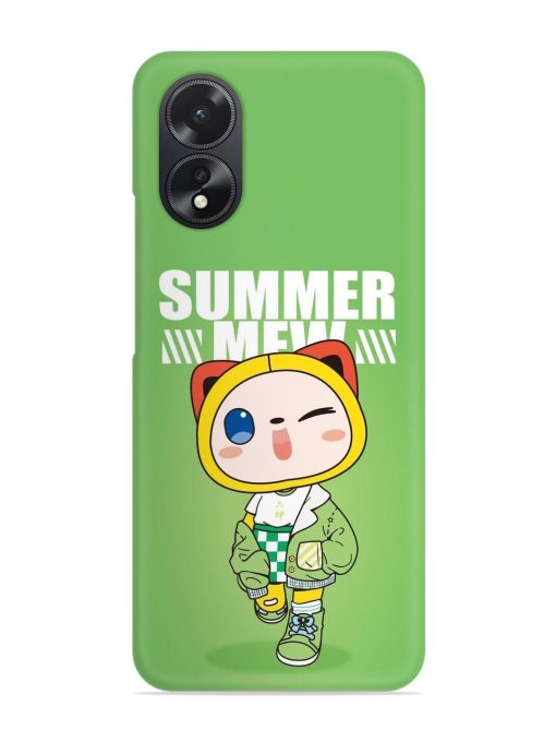 Summer Mew Snap Case for Oppo A38