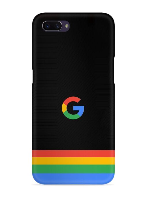 Google Logo Art Snap Case for Oppo A3S Zapvi